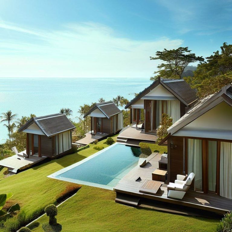 Luksusowe domki z widokiem na morze