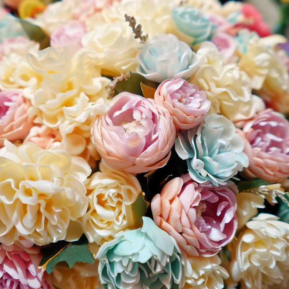 Pachnące luksusowe mydlane bukiety kwiatowe
